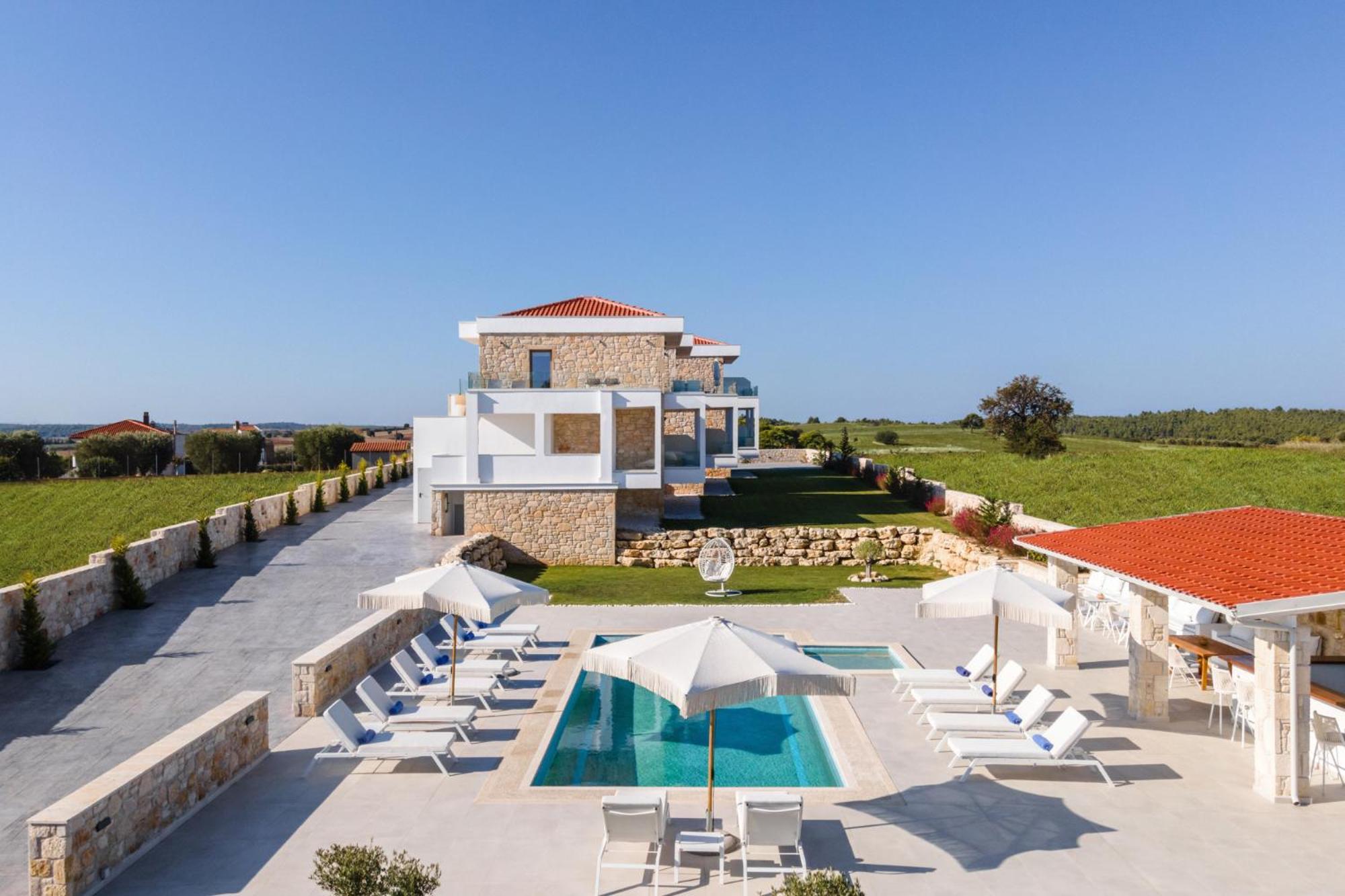 Anna Mare Luxury Apartments Afytos Exteriör bild